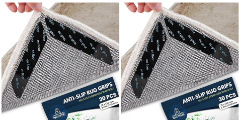 Rug Gripper | Washable & Reusable Non-Slip Rug Gripper for Carpet | Suitable for All Types & Sizes of Rugs
